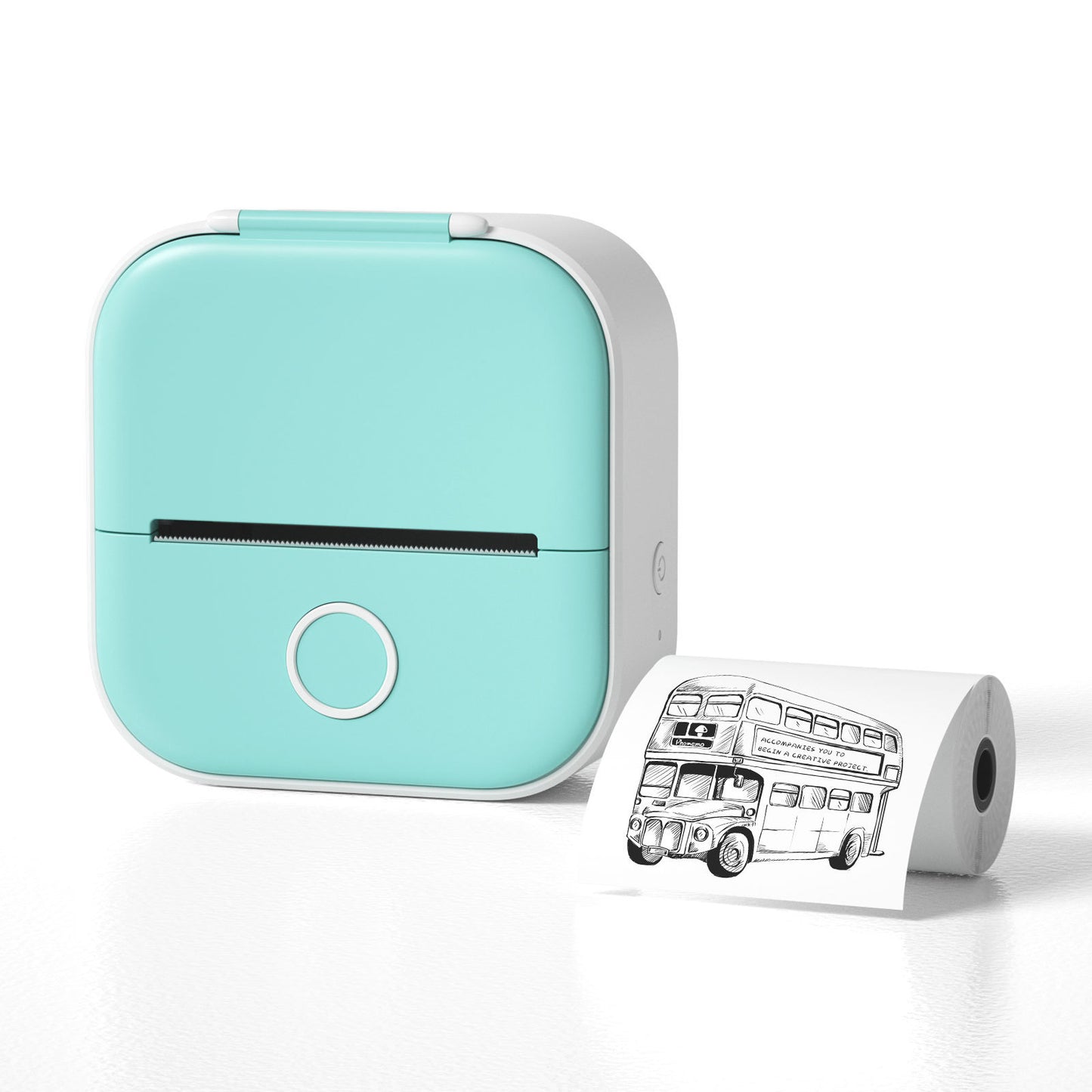 Portable Mini Thermal Label Printer with Bluetooth