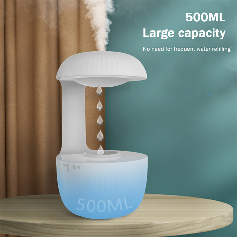 Anti-Gravity Air Humidifier with Silent Operation and Levitating Water Drops
