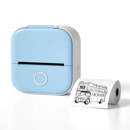 Portable Mini Thermal Label Printer with Bluetooth