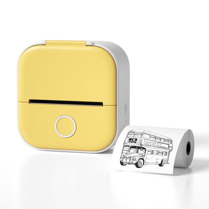 Portable Mini Thermal Label Printer with Bluetooth